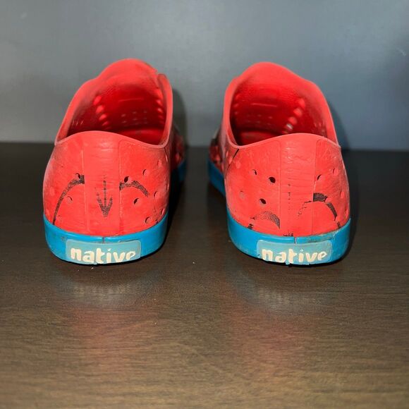 Native X Marvel SpiderMan Jefferson Little Kids 12c Slip On Shoe Red Blue - Picture 6 of 10